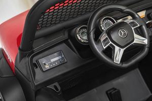Lean Sport Auto na Akumulator Mercedes Unimog Czerwony 7