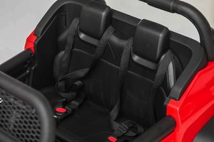 Lean Sport Auto na Akumulator Mercedes Unimog Czerwony 10