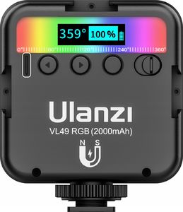 Ulanzi Lampa Diodowa Led Regulacja Koloru / Ulanzi Vl49 Rgb 6