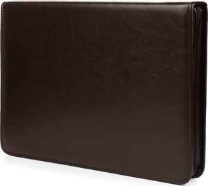Beltimore Beltimore brązowy męski biwuar aktówka teczka organizer dla handlowca I56 3