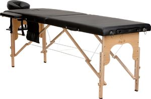 Bodyfit Stół, łóżko do masażu 2-segmentowe drewniane 3