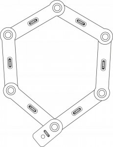 Abus ABUS Bordo uGrip 5700K/80 BK SH 4