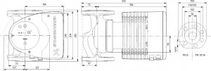 Grundfos POMPA MAGNA1 50-120F 280 1X230V PN6/10 4