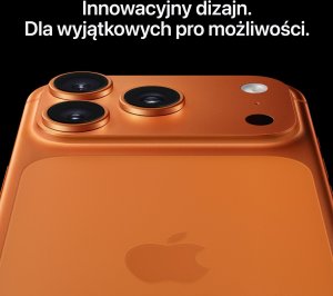 Smartfon Apple iPhone 17 Pro 5G 12/256GB Pomarańczowy (MG8H4) + FlexibleGlass 8