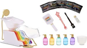 MGA Tęczowy Salon Fryzjerski Rainbow High z farbami 3