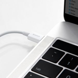 Kabel USB Baseus USB-C - Lightning 0.25 m Biały (CATLYS-02) 8