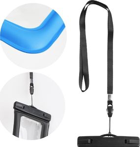 Partner Tele.com Etui Wodoodporne AIRBAG uniwersalne z plastikowym zamknięciem - niebieski 2