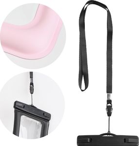 Partner Tele.com Etui Wodoodporne AIRBAG uniwersalne z plastikowym zamknięciem - różowy 2