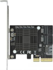 Kontroler Delock PCIe 3.0 x4 - 5x SATA III (90498) 2