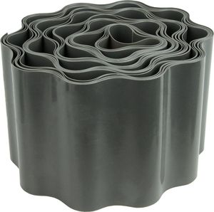 Bradas Obrzeże faliste trawnikowe palisada 9m/10cm szary 2241 2