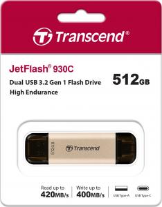 Pendrive Transcend JetFlash 930C, 512 GB (TS512GJF930C) 5