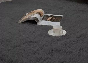 Strado Dywan pokojowy Shaggy 250x350 GreyNight (Ciemny szary) 10