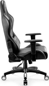 Fotel Diablo Chairs X-ONE 2.0 NORMAL czarno-biały + EGON 1100 Czarne 110 cmx60 cm 6