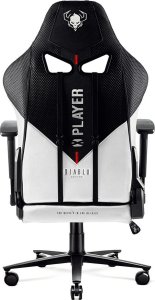 Fotel Diablo Chairs X-PLAYER 2.0 King Size Czarno-biały + EGON 1100 Czarne 110 cmx60 cm 11