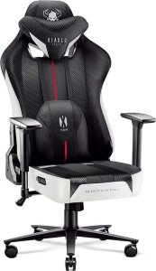Fotel Diablo Chairs X-PLAYER 2.0 King Size Czarno-biały + EGON 1100 Białe 110 cmx60 cm 13