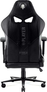 Fotel Diablo Chairs X-PLAYER 2.0 Normal Size Czarny + EGON 1100 Białe 110 cmx60 cm 11