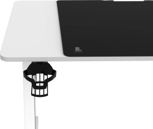 Fotel Diablo Chairs X-PLAYER 2.0 Normal Size Czarno-biały + EGON 1100 Białe 110 cmx60 cm 26