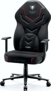 Fotel Diablo Chairs X-Gamer Dark Obsidian + EGON 1100 Białe 110 cmx60 cm 4