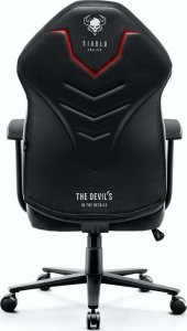 Fotel Diablo Chairs X-Gamer Dark Obsidian + EGON 1100 Białe 110 cmx60 cm 6