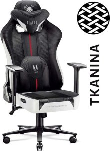 Fotel Diablo Chairs X-PLAYER 2.0 King Size Czarno-biały + EGON 1100 Orzechowe 110 cmx60 cm 14