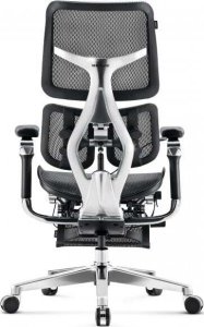 Fotel Diablo Chairs BRAVE Fotel biurowy ergonomiczny V-KINETIC czarny + EGON 1100 Orzechowe 110 cmx60 cm 10