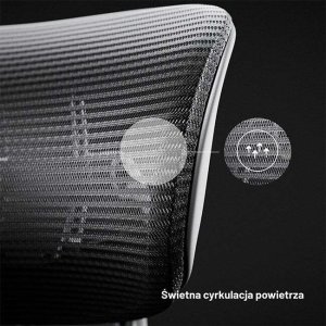 Krzesło biurowe Diablo Chairs V-Light Czarne + EGON 1100 Orzechowe 110 cmx60 cm 12