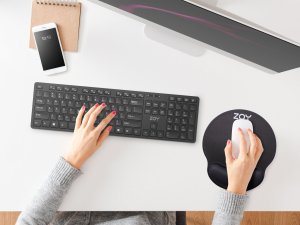 Klawiatura + mysz ZOY Zestaw klawiatura + mysz + słuchawki + podkładka ZOY 30