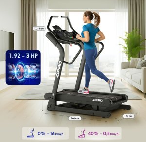 Bieżnia Zipro Shred + Butelka Zipro 1000 ml 4