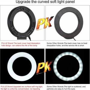 Lampa pierścieniowa Puluz PU391 LED z regulowaną podstawą 6