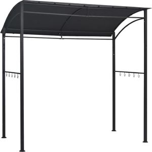 vidaXL Altanka nad grill, 215x150x220 cm, antracytowa, stal 2