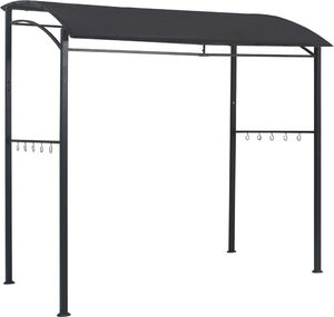 vidaXL Altanka nad grill, 215x150x220 cm, antracytowa, stal 3