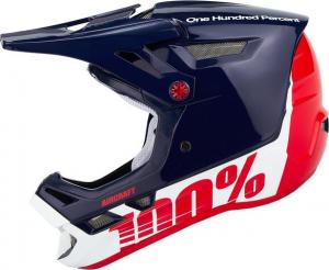 100% Kask rowerowy Aircraft Composite granatowy r. XL 3