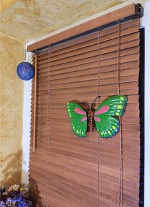 Saska Garden Motyl dekoracyjny 26cm zielony 4
