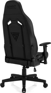 Fotel SENSE7 Vanguard PU czarny + Podkładka PREYON Falcon 23