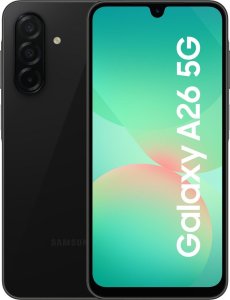 Smartfon Samsung Galaxy A26 5G 8/256GB Czarny (SM-A266BZKCEUB) + FlexibleGlass + Etui Clear Case 2