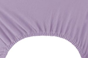 Decoking Prześcieradło Bawełniane Amber Lavenderfioletowyple 100-120x200+30 3