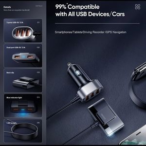 Ładowarka Joyroom JR-CL03 5x USB-A 3.1 A  (6941237122353) 7