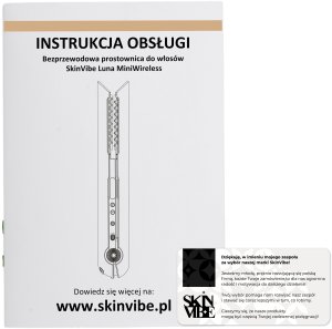Prostownica SkinVibe SkinVibe Luna MiniWireless (SV-003BK) + SkinVibe Astra SteamPlasma Silver 11