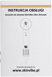 Suszarka SkinVibe SkinVibe Libra AirLoom (SV-002WH) + SkinVibe PonyGadget - Guma do włosów, czarna, XL (SV-006BK) 10