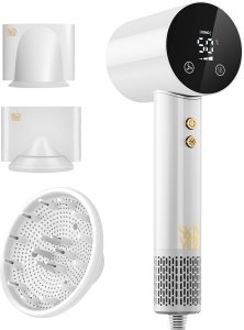 Suszarka SkinVibe SkinVibe Libra AirLoom (SV-002WH) + SkinVibe PonyGadget - Guma do włosów, kremowa, XL (SV-006CR) 3