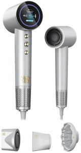 Suszarka SkinVibe SkinVibe Aurea Family X Plasma (SV-001SL) + SkinVibe PonyGadget - Guma do włosów, czarna, XL (SV-006BK) 14