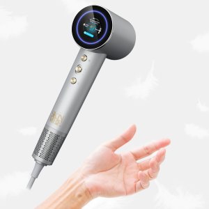 Suszarka SkinVibe SkinVibe Aurea Family X Plasma (SV-001SL) + SkinVibe PonyGadget - Guma do włosów, kremowa, XL (SV-006CR) 12