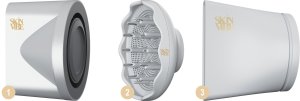 Suszarka SkinVibe SkinVibe Aurea Family X Plasma (SV-001SL) + SkinVibe Astra SteamPlasma Silver 15