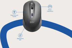 Torba ZOY ZOY ProBag 16" (ZLB16) + Podkładka czarna ZMP30 + Klawiatura + mysz ZKM888 kolor czarny + Podstawka pod laptopa ZLS02 25