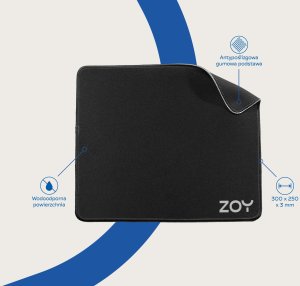 Torba ZOY ZOY ProBag 16" (ZLB16) + Podkładka czarna ZMP30 + Klawiatura + mysz ZKM888 kolor czarny + Podstawka pod laptopa ZLS02 38