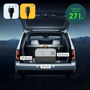 Lodówka turystyczna Peme Expedition 30 Adventure Orange + kabel usb 8
