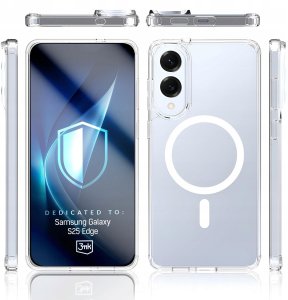 Smartfon Samsung Galaxy S25 Edge 5G 12/256GB Czarny (SM-S937BZKDEUB) + Etui Armor MagCase 14