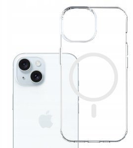 Smartfon Apple iPhone 15 256GB Blue (MTP93) + Etui Armor MagCase 18