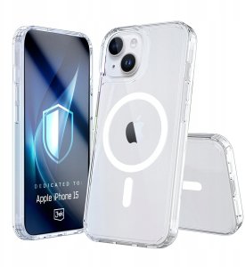 Smartfon Apple iPhone 15 256GB Blue (MTP93) + Etui Armor MagCase 5