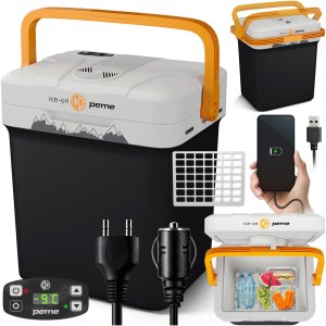 Lodówka turystyczna Peme Essential 27 Adventure Orange + kabel usb 2
